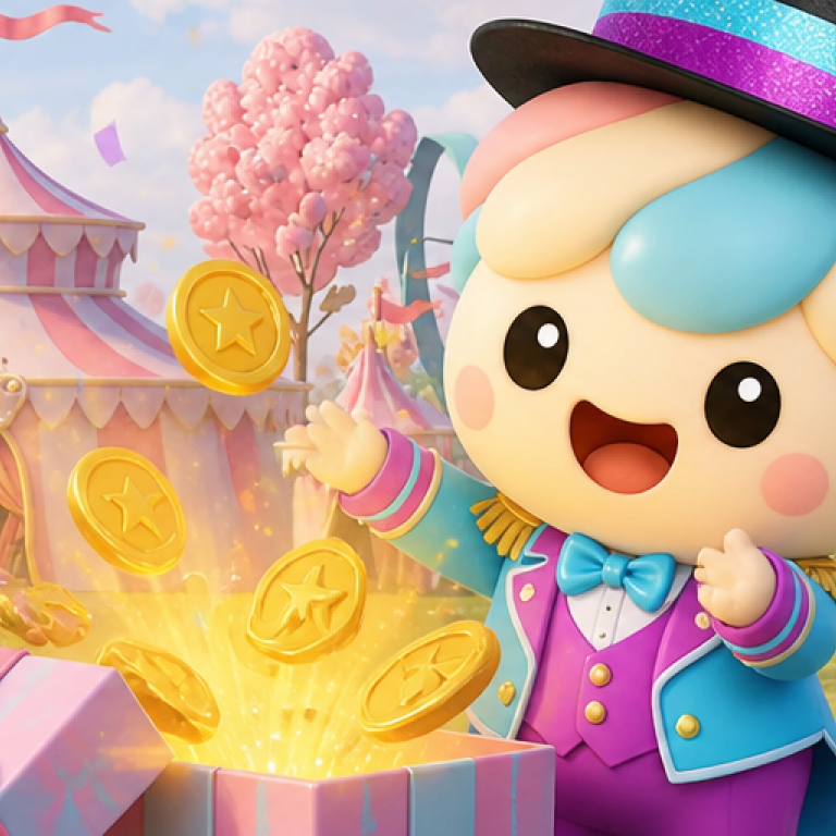 Calendar icon with glowing coins for daily login rewards